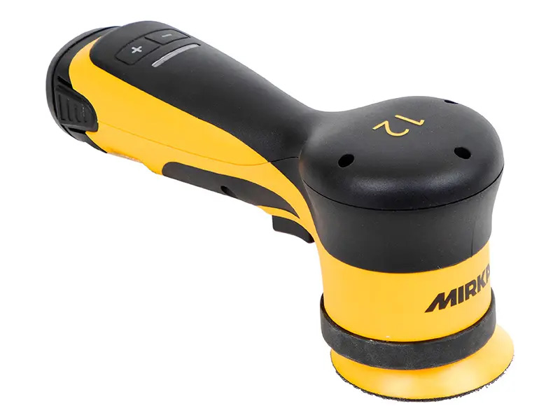 Mirka AROP-B 312NV cordless polisher 77mm front view