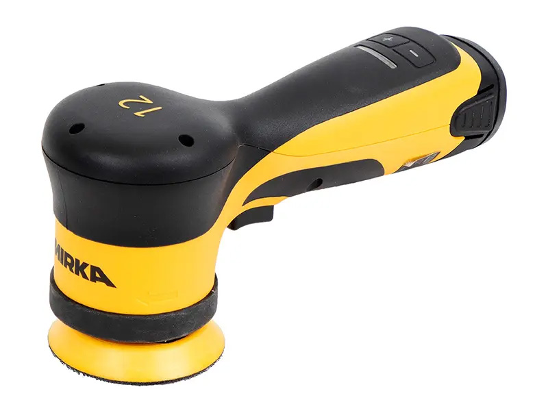 Mirka AROP-B 312NV cordless polisher side angle