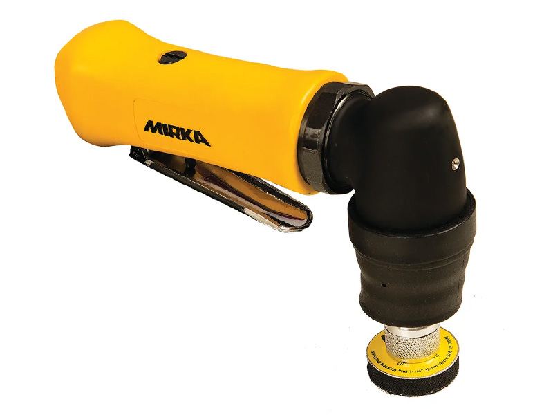Mirka AOS 130NV spot repair sander 3mm orbit front view