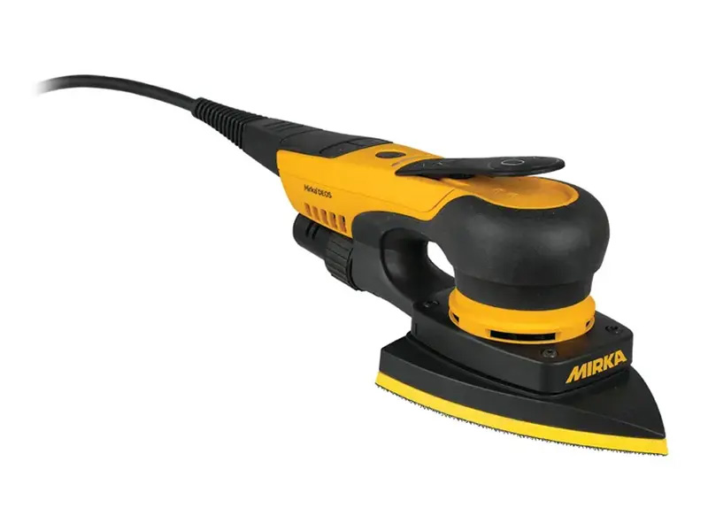 Mirka DEOS Delta 663CV sander 3mm orbit front view