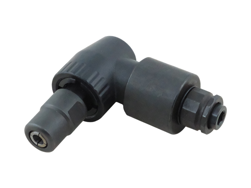 Hsutech angle die grinder head front angle view attachment